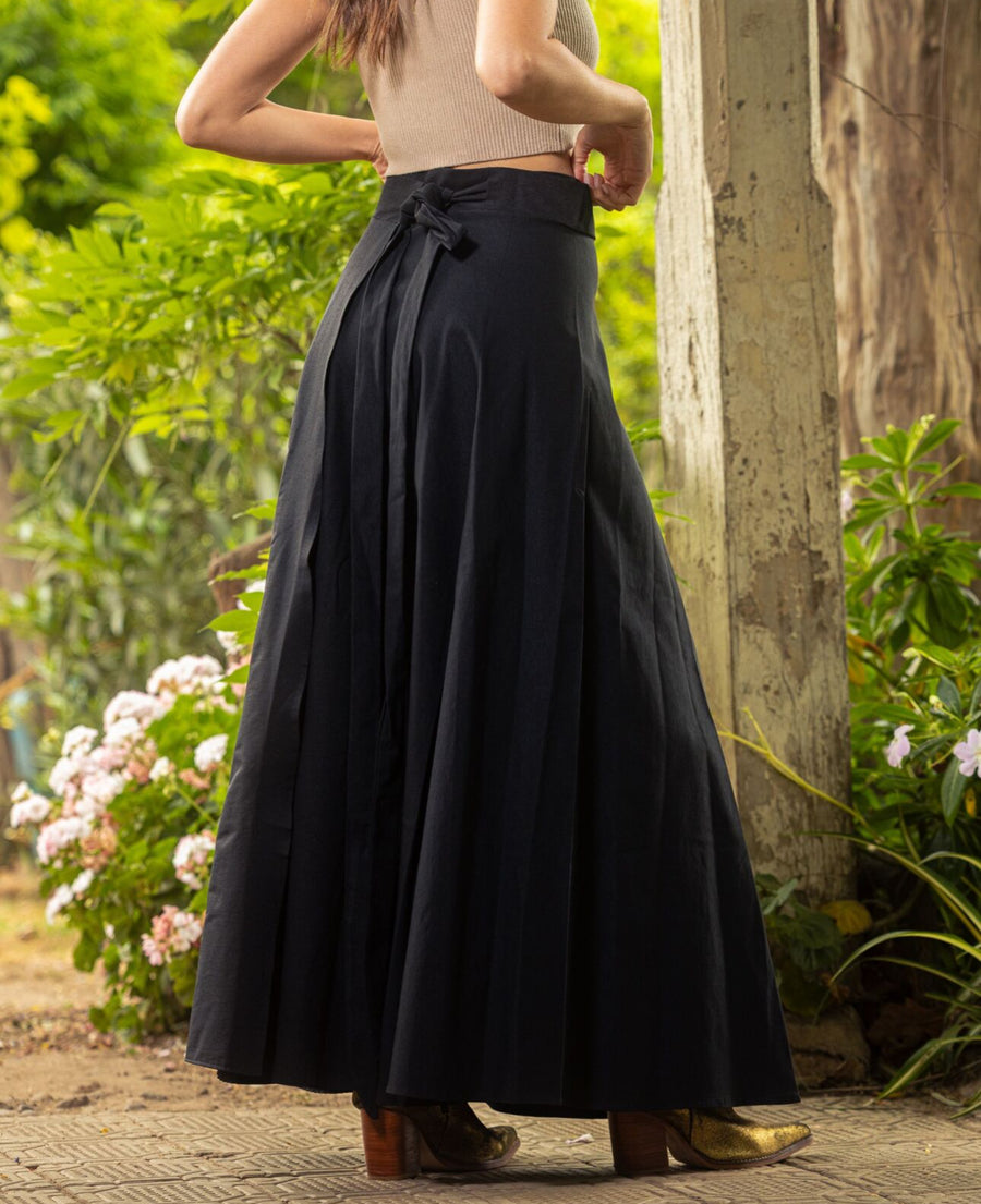Falda Carmen Denim Negra