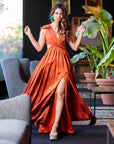 Vestido Marti Terracota