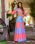 Conjunto Lua Sabana Flúor Fucsia