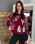 Sweater Shine Burdeo