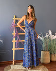 Vestido Paula Blue Print