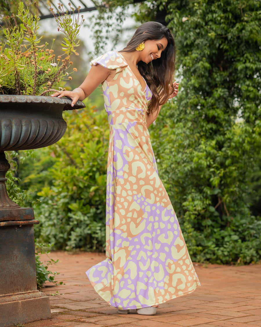 Vestido Ana Flúor Sabana Amarillo
