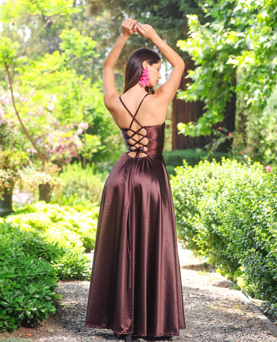 Vestido Amalia Chocolate