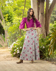 Falda Carmen Hibiscus