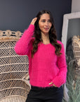 Sweater Basic Ale Fucsia