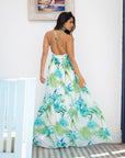 Vestido Azucena Turquesa