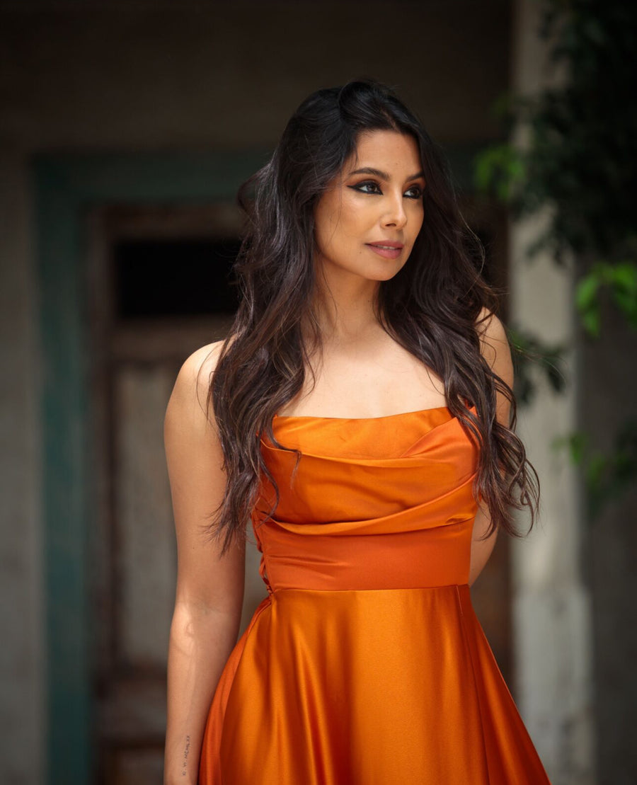 Vestido Figueres Terracota