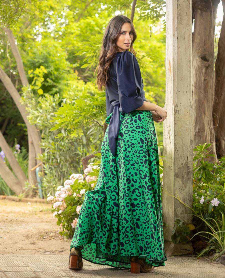 Falda Cate Green Print