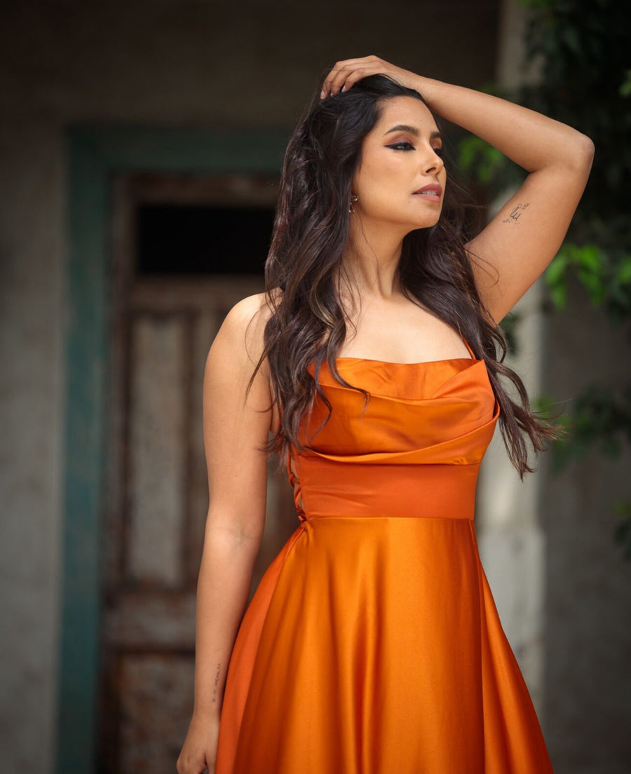 Vestido Figueres Terracota