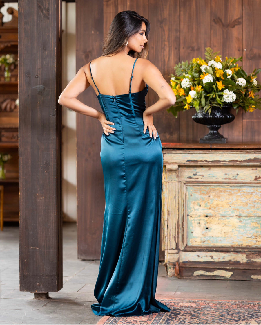 Vestido Angelina Petróleo