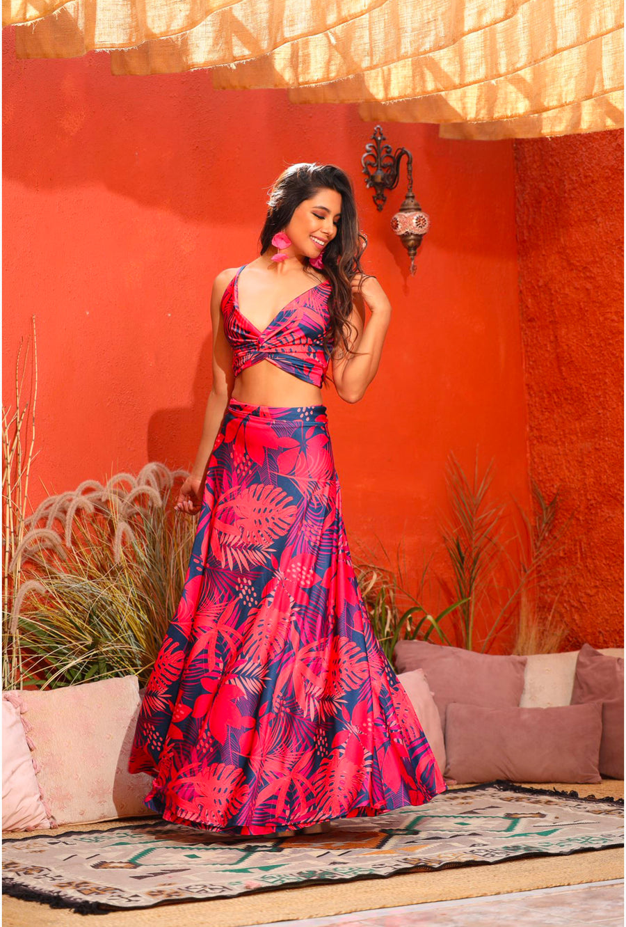 Conjunto Pascuala Maceio Rojo