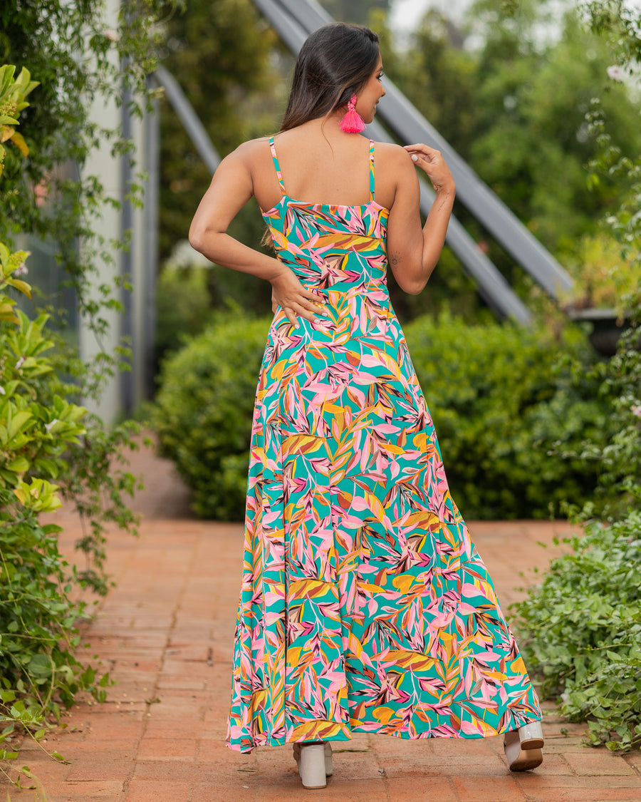 Vestido Paula Frida Turqueza