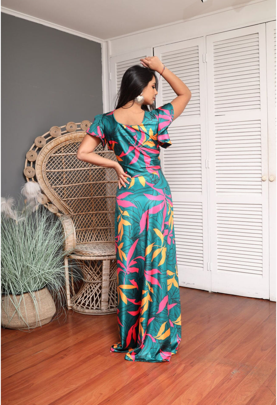 Vestido María José Green Paradise