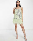 Vestido Mini Prisma Verde