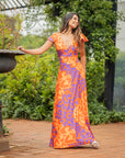 Vestido Ana Flúor Sabana Naranjo