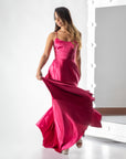 Vestido Fiorella Fucsia