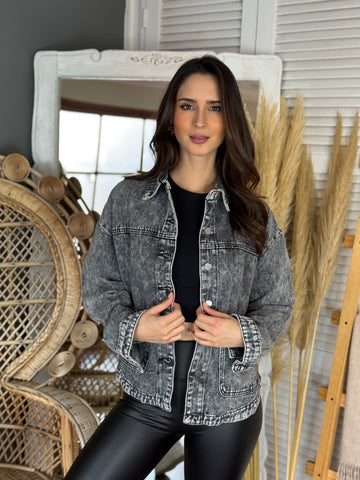 Chaqueta Denim Black