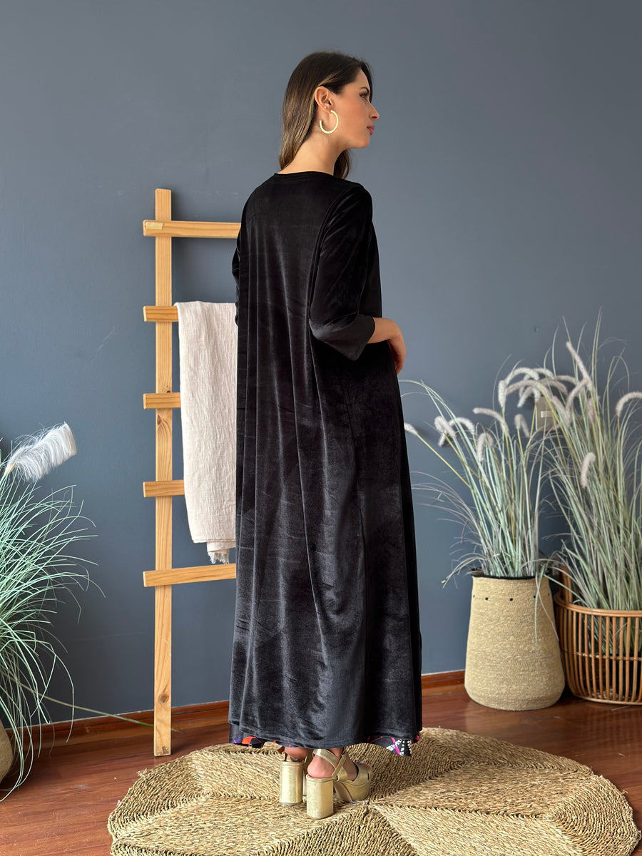 Kimono Velvet Negro