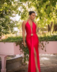 Vestido Greco Rojo