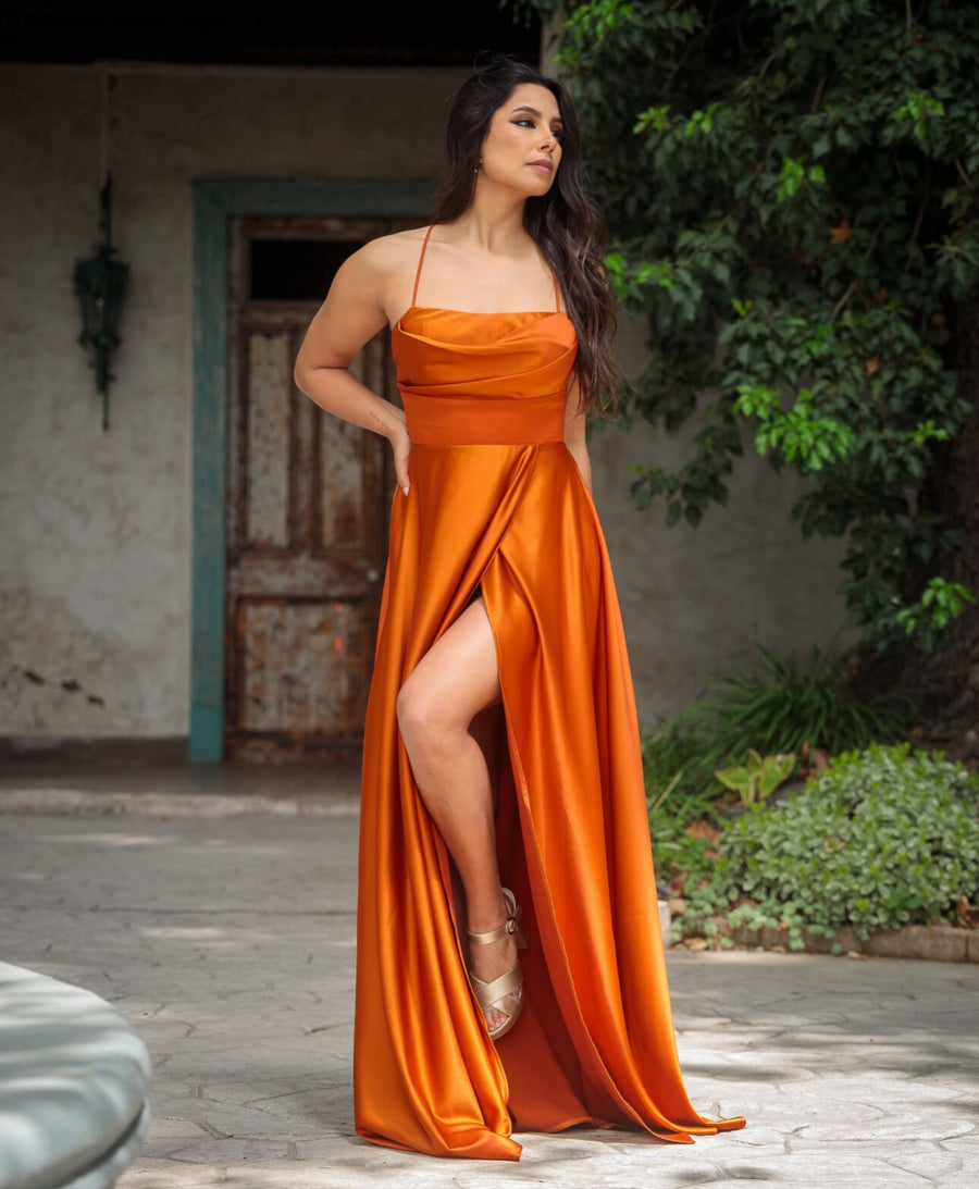 Vestido Figueres Terracota