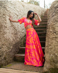 Conjunto Domi Tropical Naranja