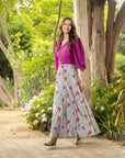 Falda Carmen Hibiscus