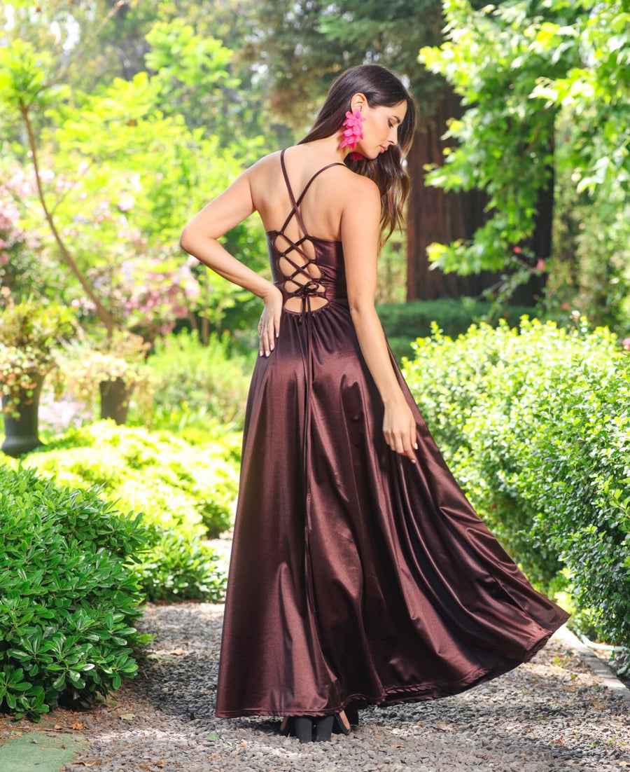 Vestido Amalia Chocolate