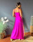 Vestido Paula Magenta