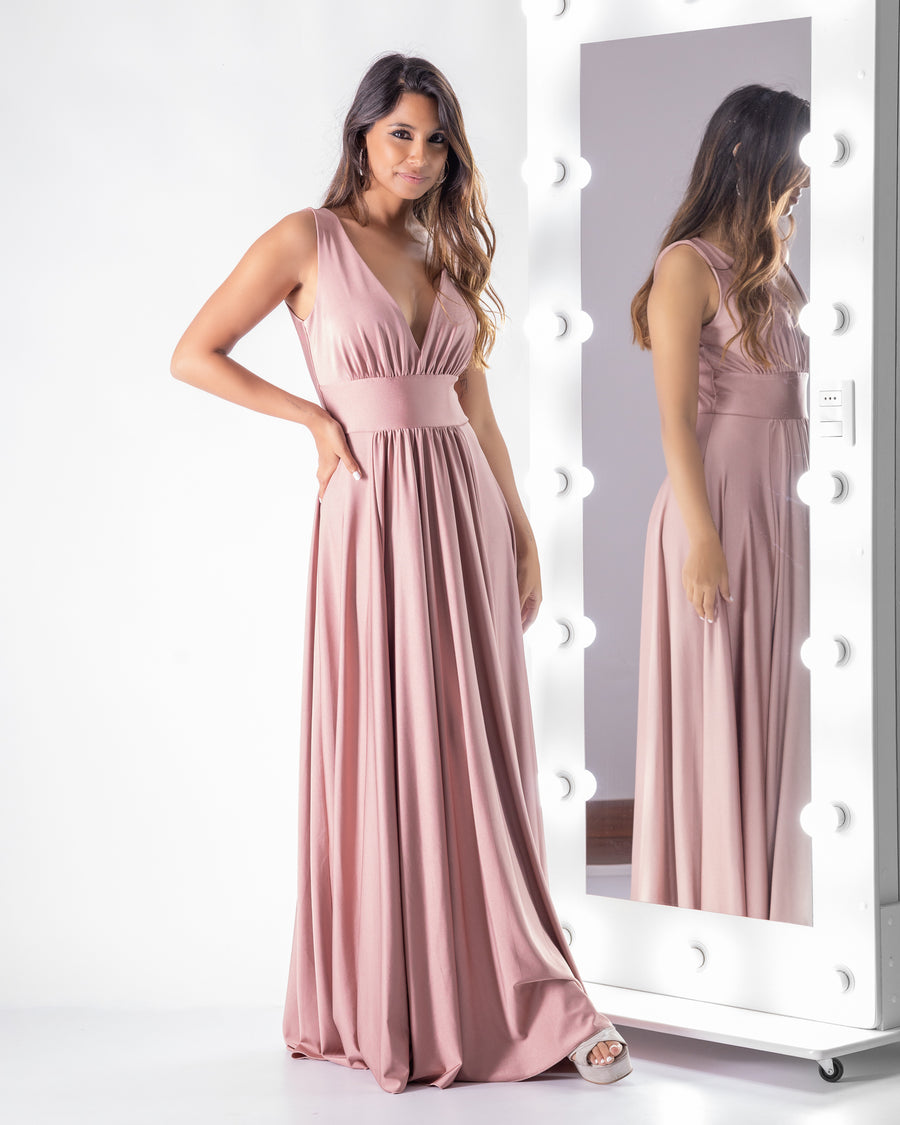 Vestido Siches Palo Rosa