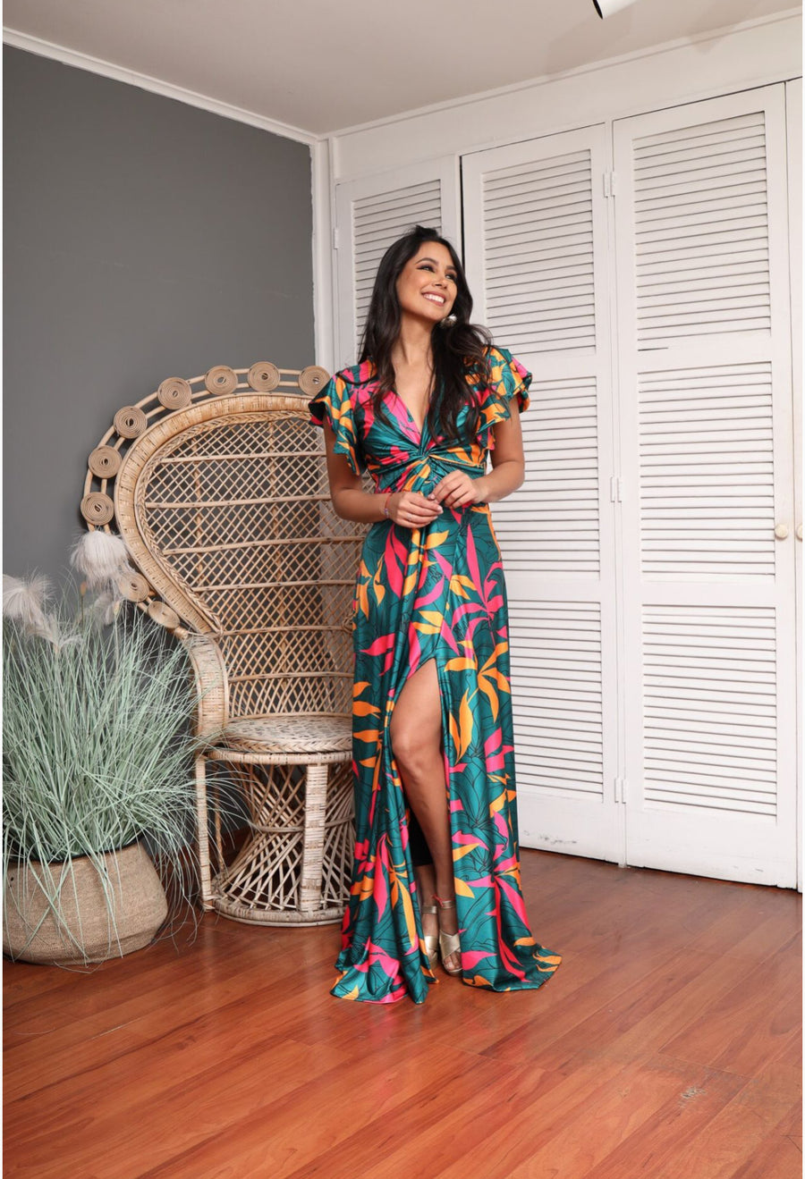 Vestido María José Green Paradise