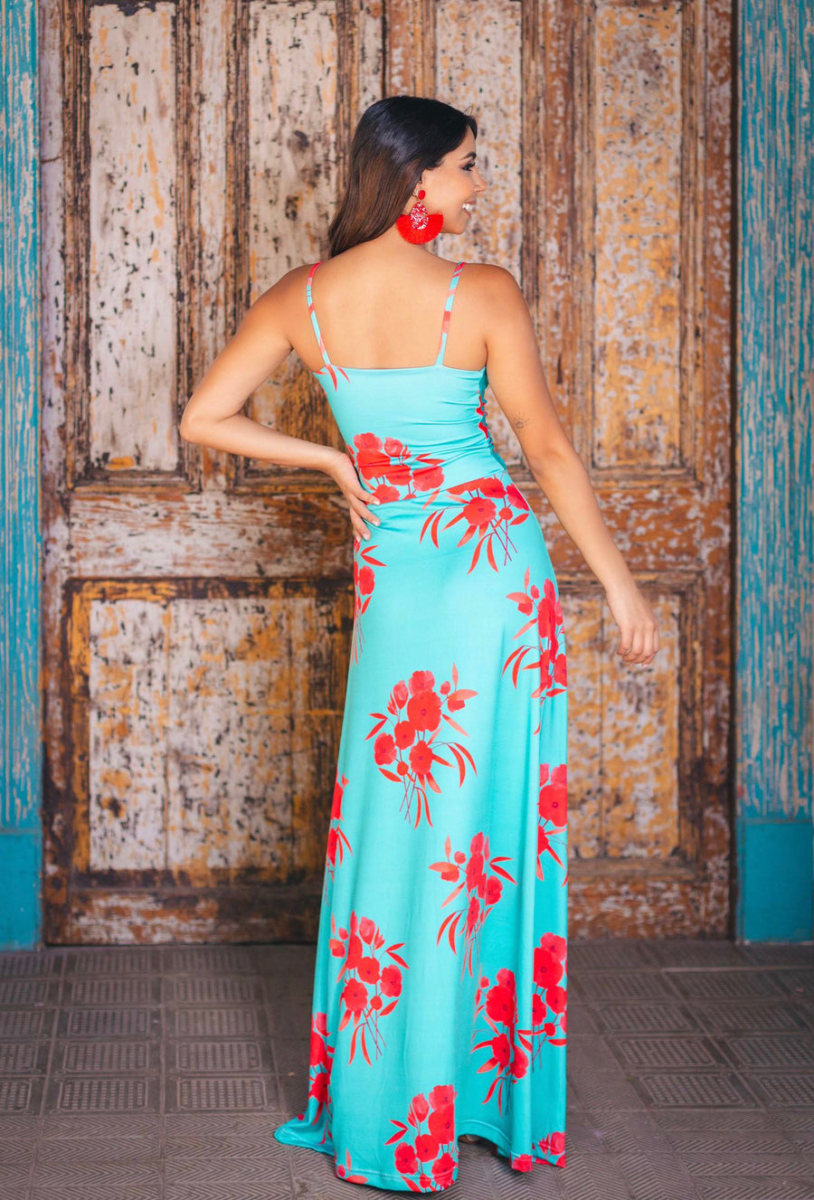 Vestido Paula Rosas