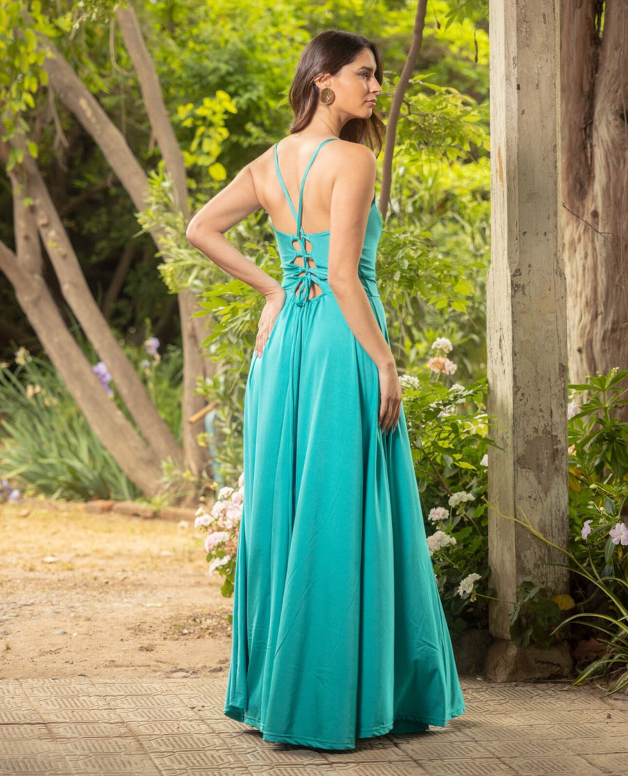 Vestido Amalia Aqua