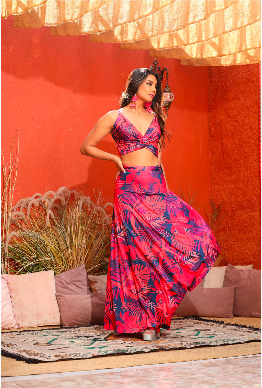 Conjunto Pascuala Maceio Rojo