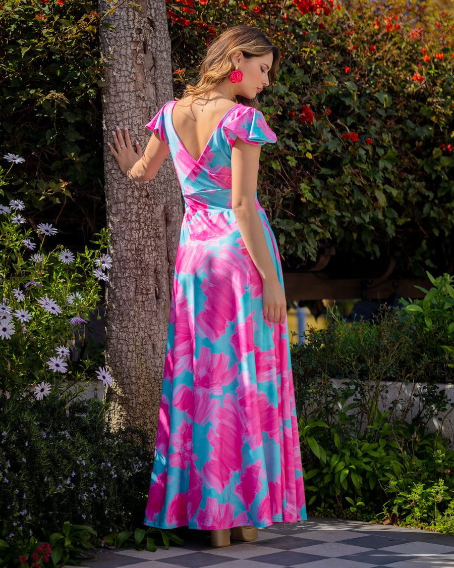 Vestido Ana Mallorca Turquesa