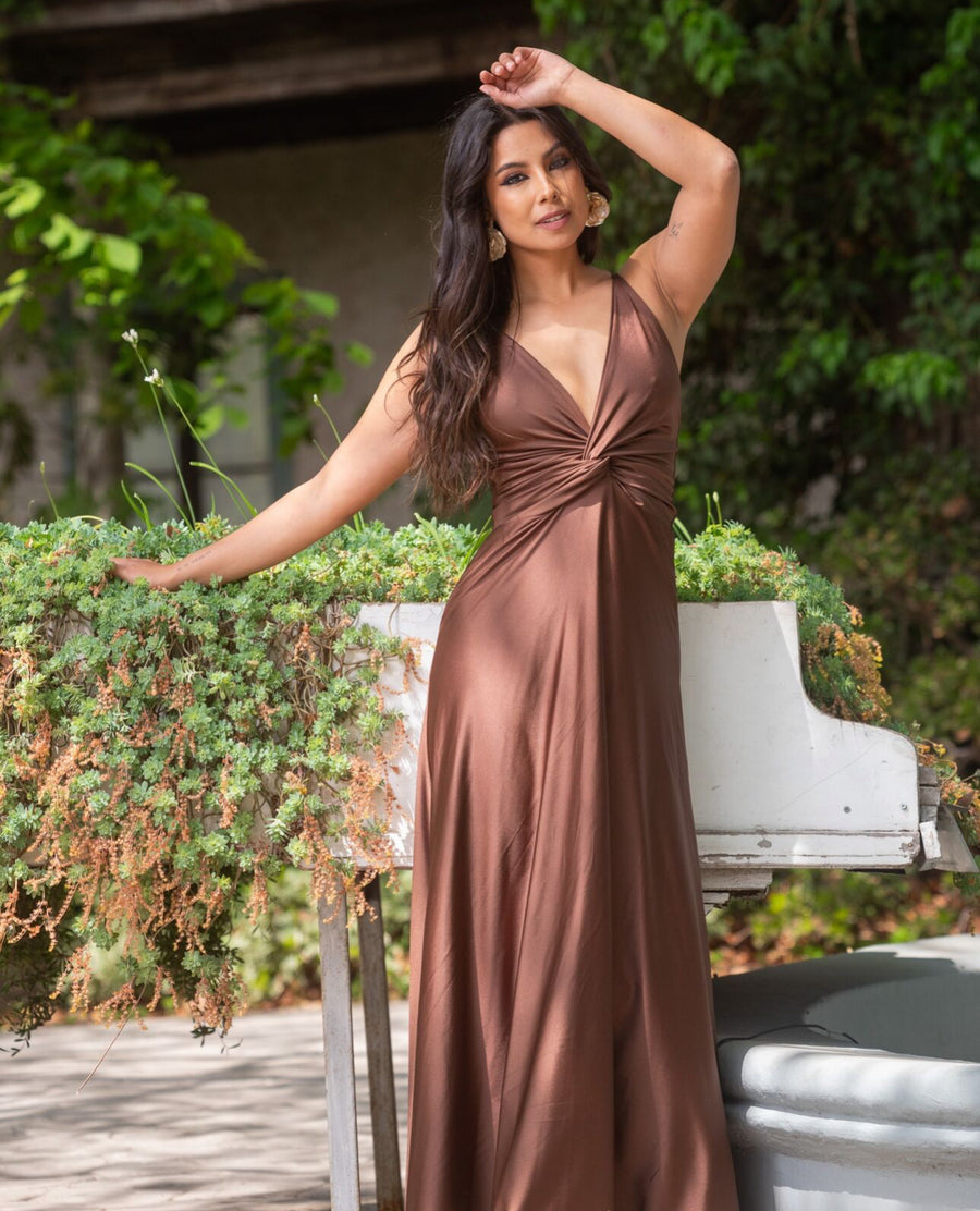 Vestido Paula Chocolate