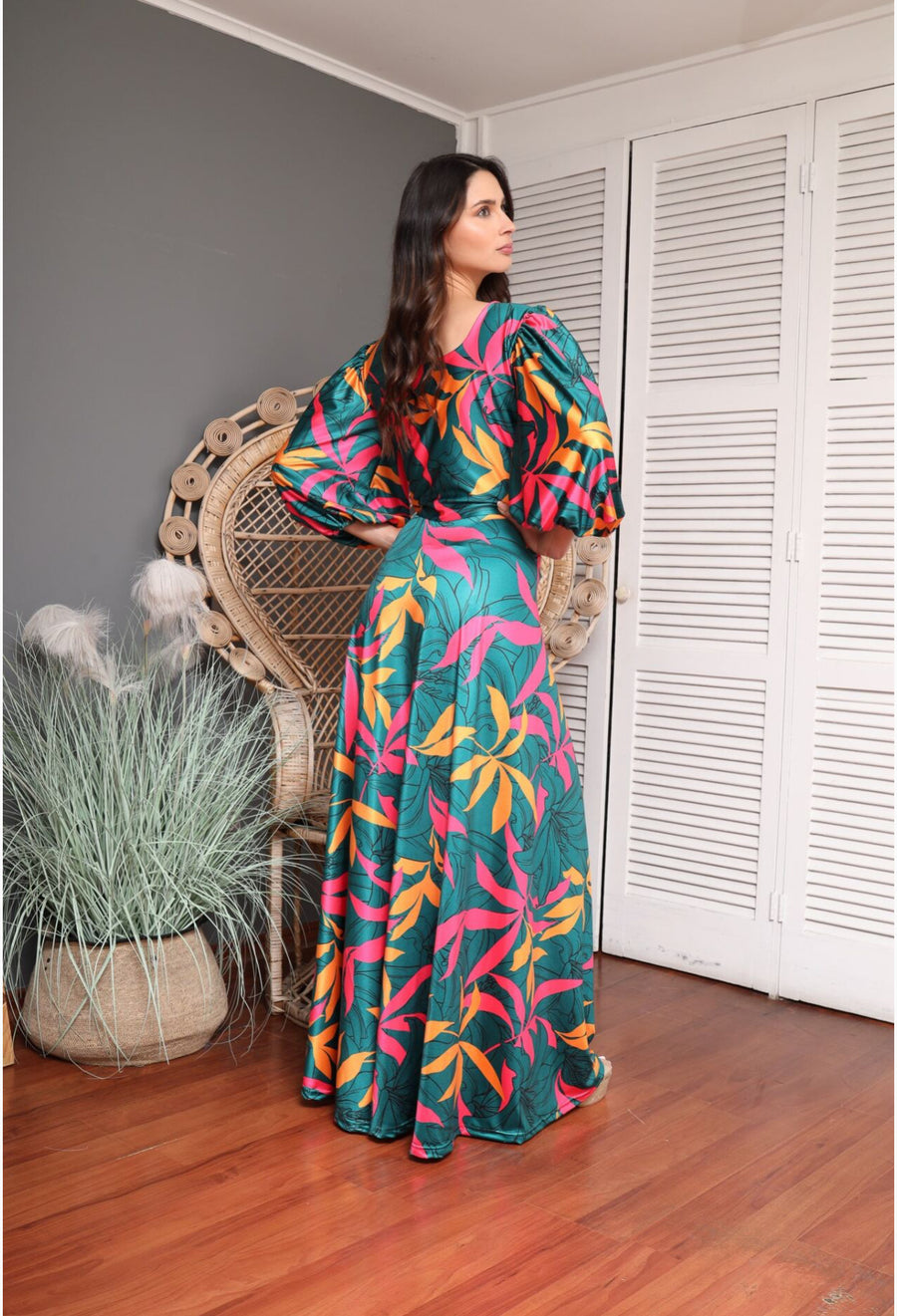 Vestido Josefina Green Paradise