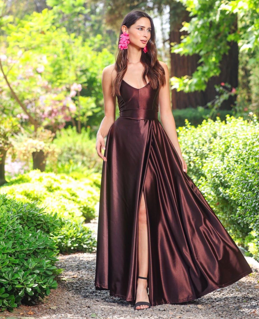 Vestido Amalia Chocolate