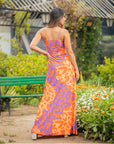 Vestido Paula Flúor Sabana Naranjo