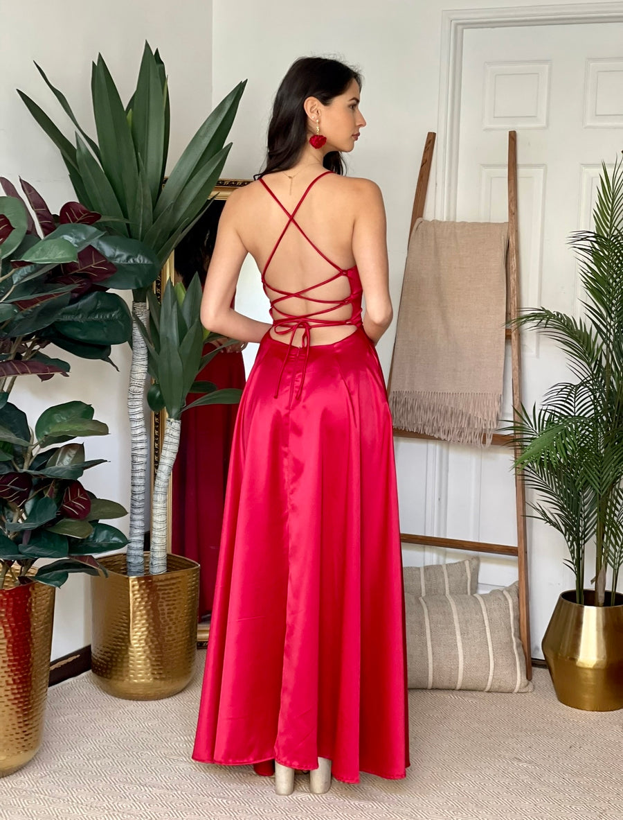 Vestido Florencia Rojo Italiano