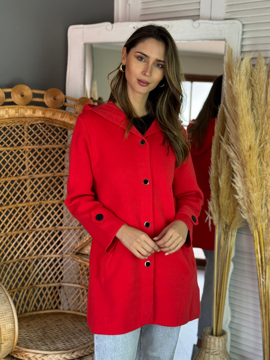 Abrigo Bianca Rojo