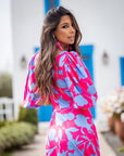Vestido Josefina Botánico Pink