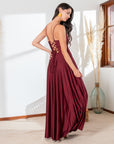 Vestido Amalia Burdeo