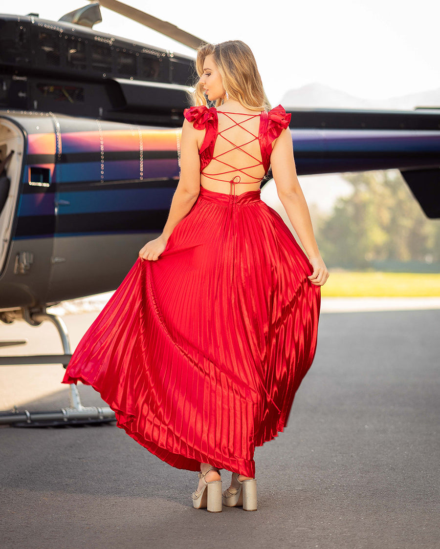 Vestido Paty Rojo