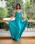 Vestido Dali Turquesa