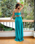 Vestido Dali Turquesa