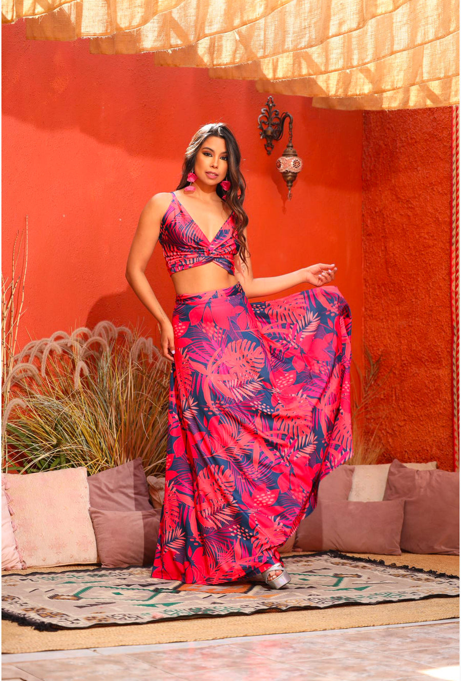 Conjunto Pascuala Maceio Rojo