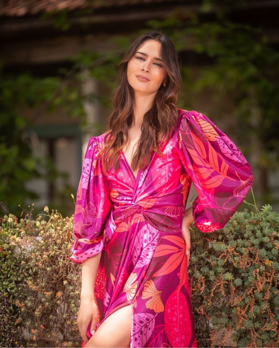 Vestido Josefina Cherry Glow