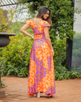 Vestido Ana Flúor Sabana Naranjo