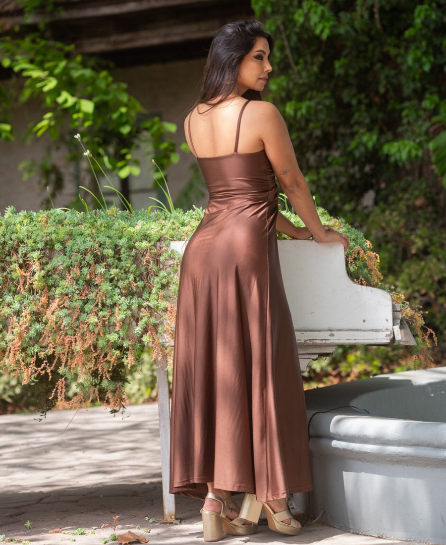 Vestido Paula Chocolate