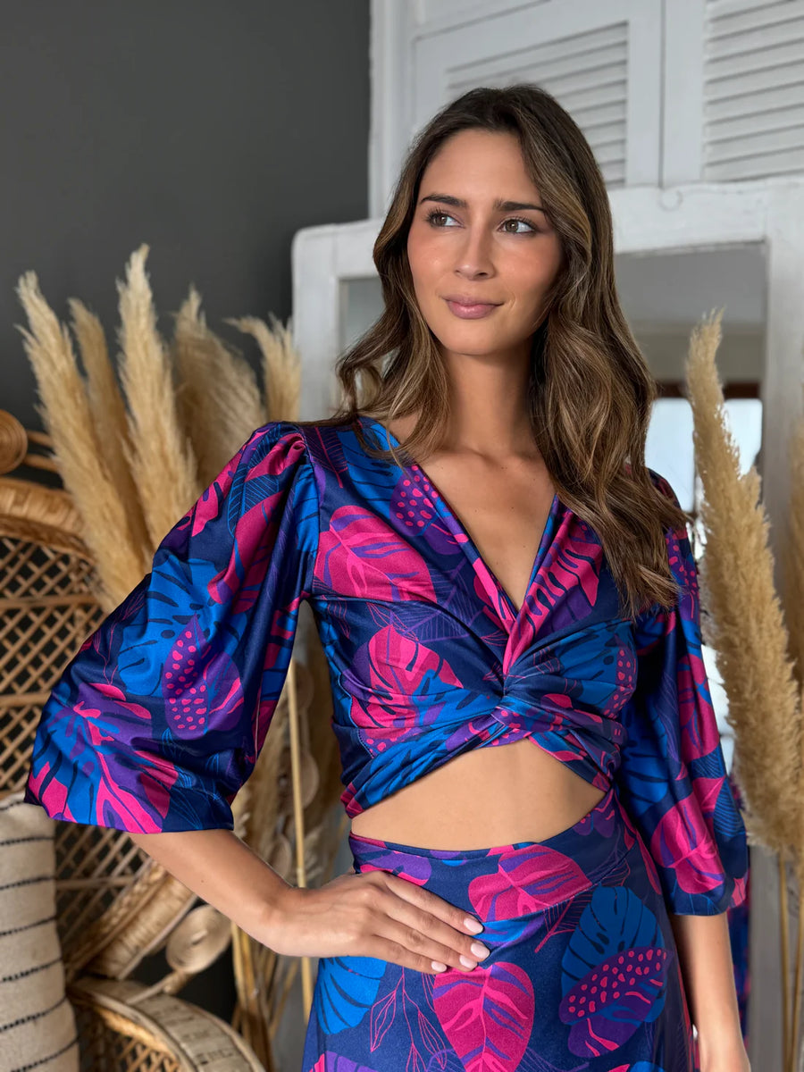 Top Lua Sweet Blue